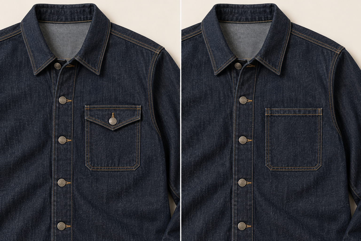 Reference and sample pocket construction